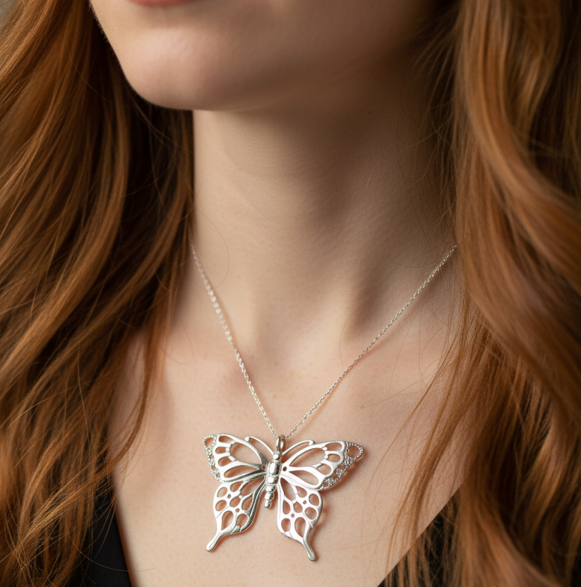 Earrach Butterfly Necklace | Pendant | Wiccan Center
