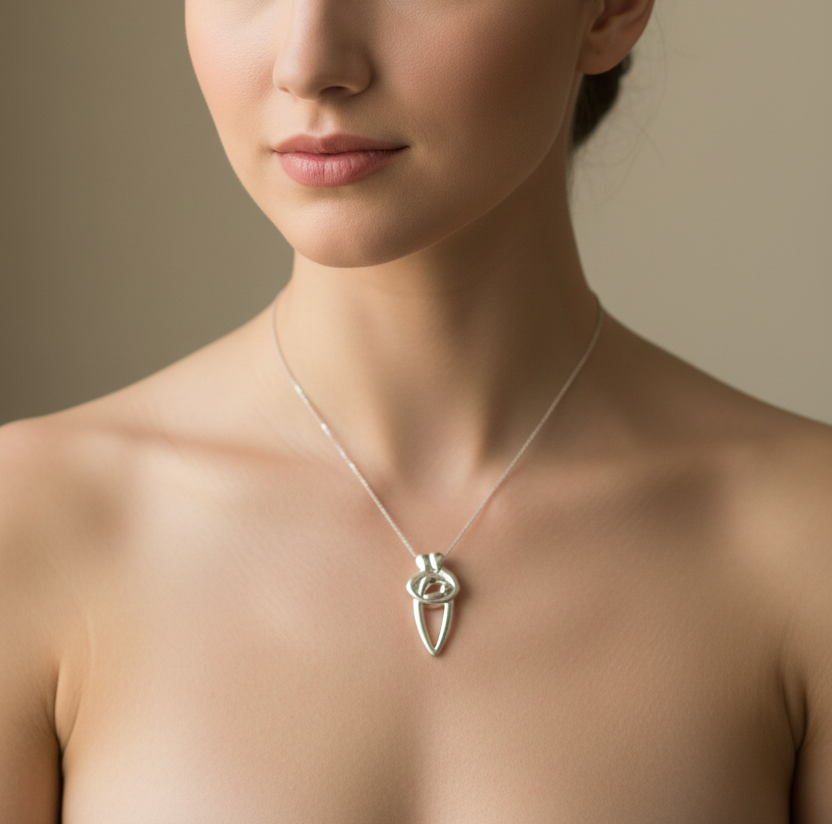New Family Necklace in Sterling Silver | Pendant | Wiccan Center