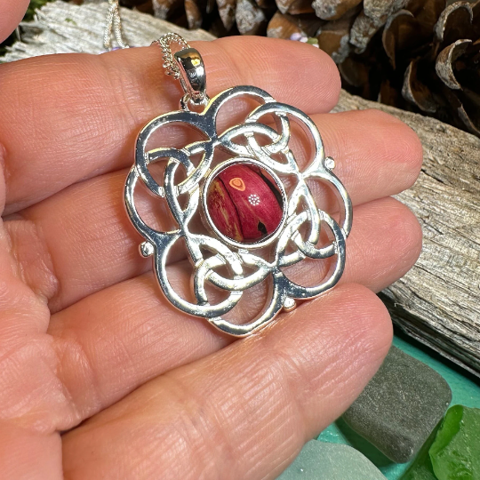 Heathergems Celtic Knot Necklace — Scotland Jewelry | Pendant | Wiccan Center