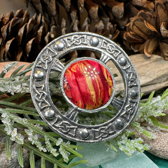 Celtic Heathergems Brooch - Handmade in Scotland | Brooch | Wiccan Center