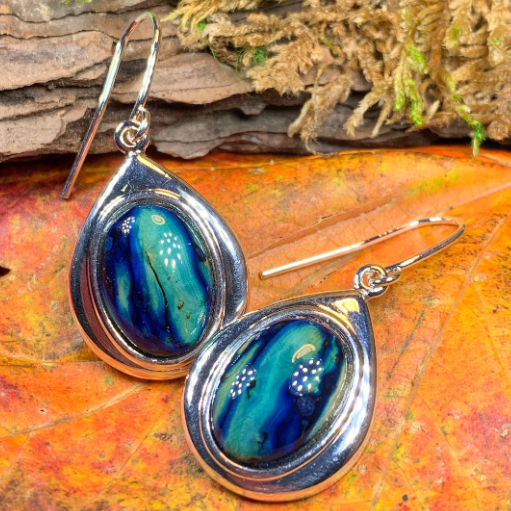 Heathergems Teardrop Earrings - Handmade in Scotland