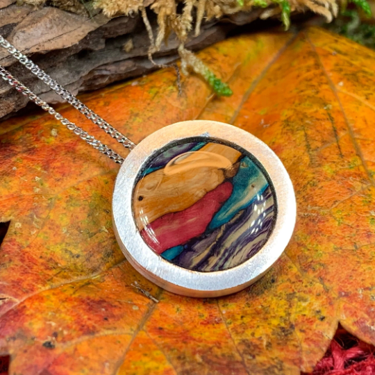 Heathergems Scottish Highlands Necklace - Handmade in Scotland | Pendant | Wiccan Center