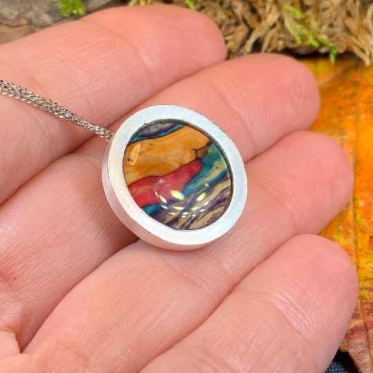Heathergems Scottish Highlands Necklace - Handmade in Scotland | Pendant | Wiccan Center