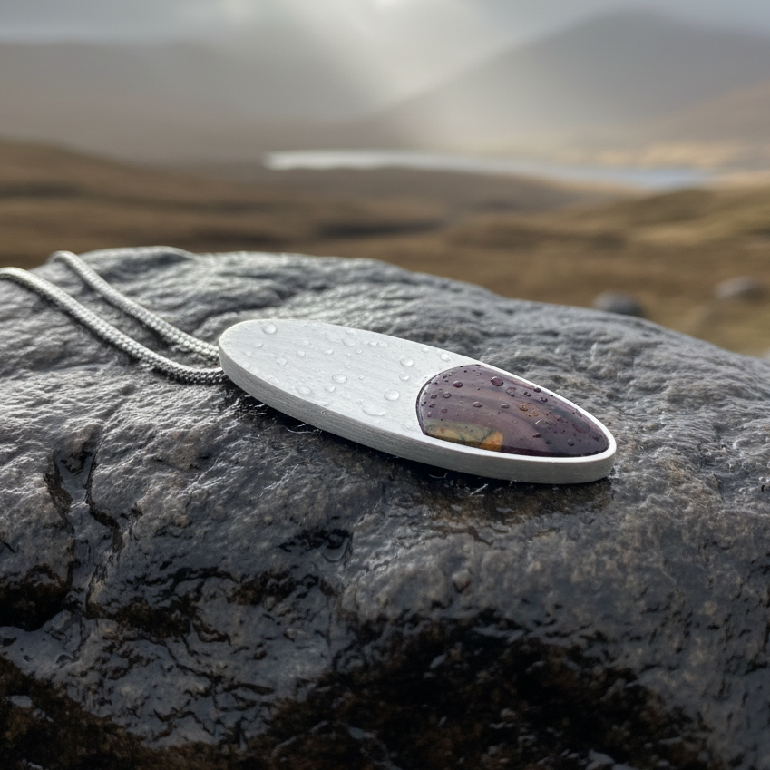 Jura Scottish Highlands Necklace by Heathergems