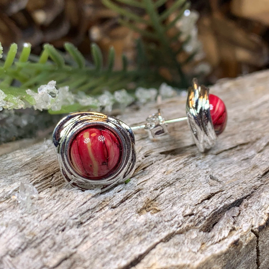 Celtic Heathergems Post Earrings - Handmade in Scotland | Post Earrings | Wiccan Center