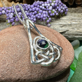Elegant Heathergems Celtic Knot Necklace - Handmade in Scotland | Pendant | Wiccan Center