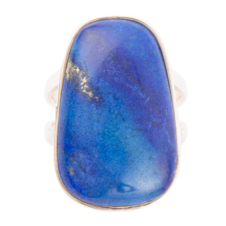 High Class Blue Lapis Sterling Silver Ring | Rings | Wiccan Center