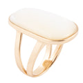 High Class White Mother of Pearl Golden Ring | Rings | Wiccan Center