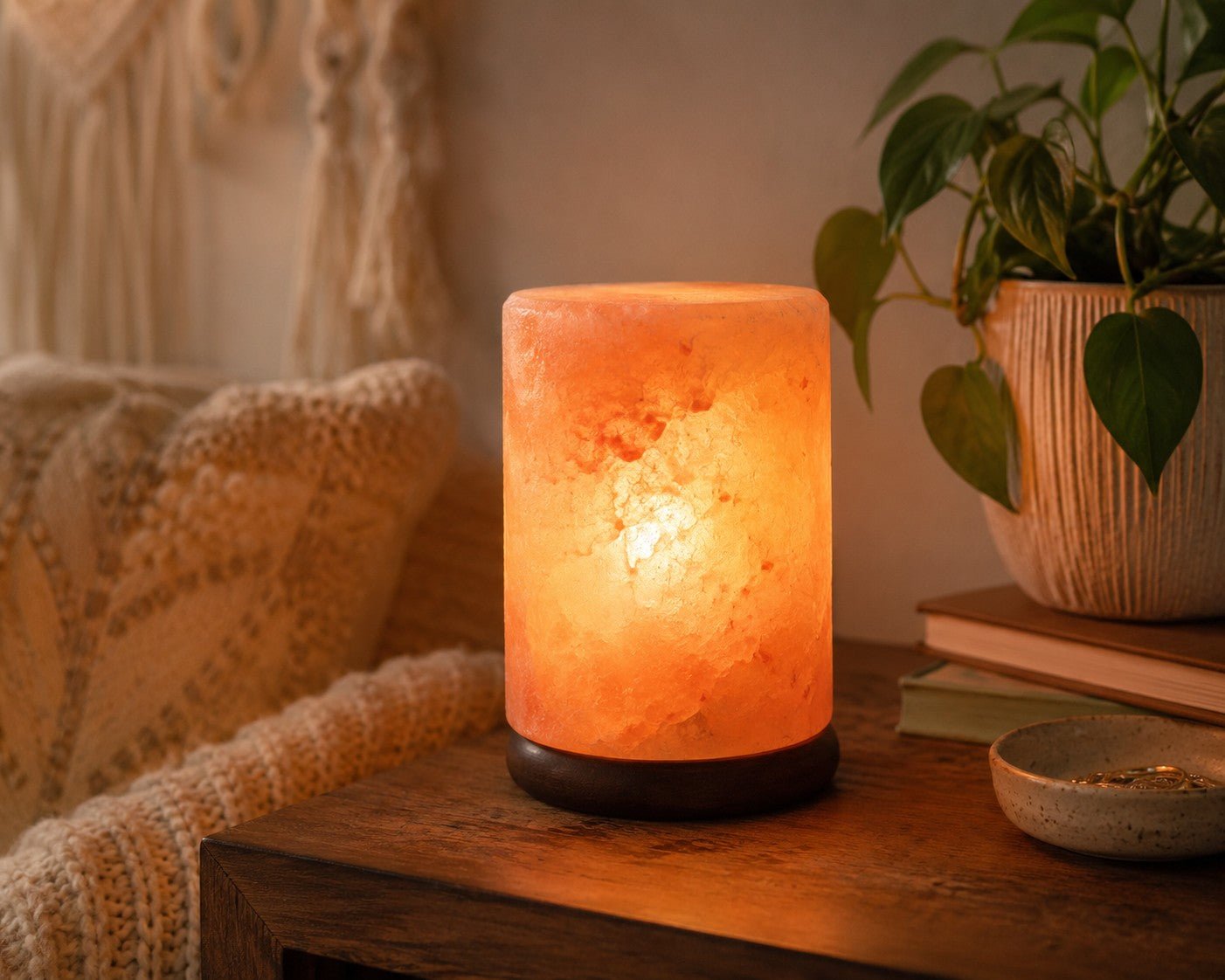 Himalayan Salt Lamp Cylinder Shape | Salt Lamps & Candle Holders | Wiccan Center