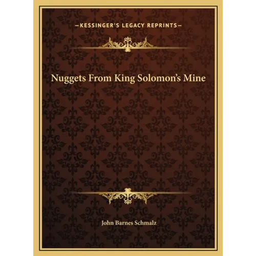 Nuggets From King Solomon's Mine - Hardcover | Books | Wiccan Center