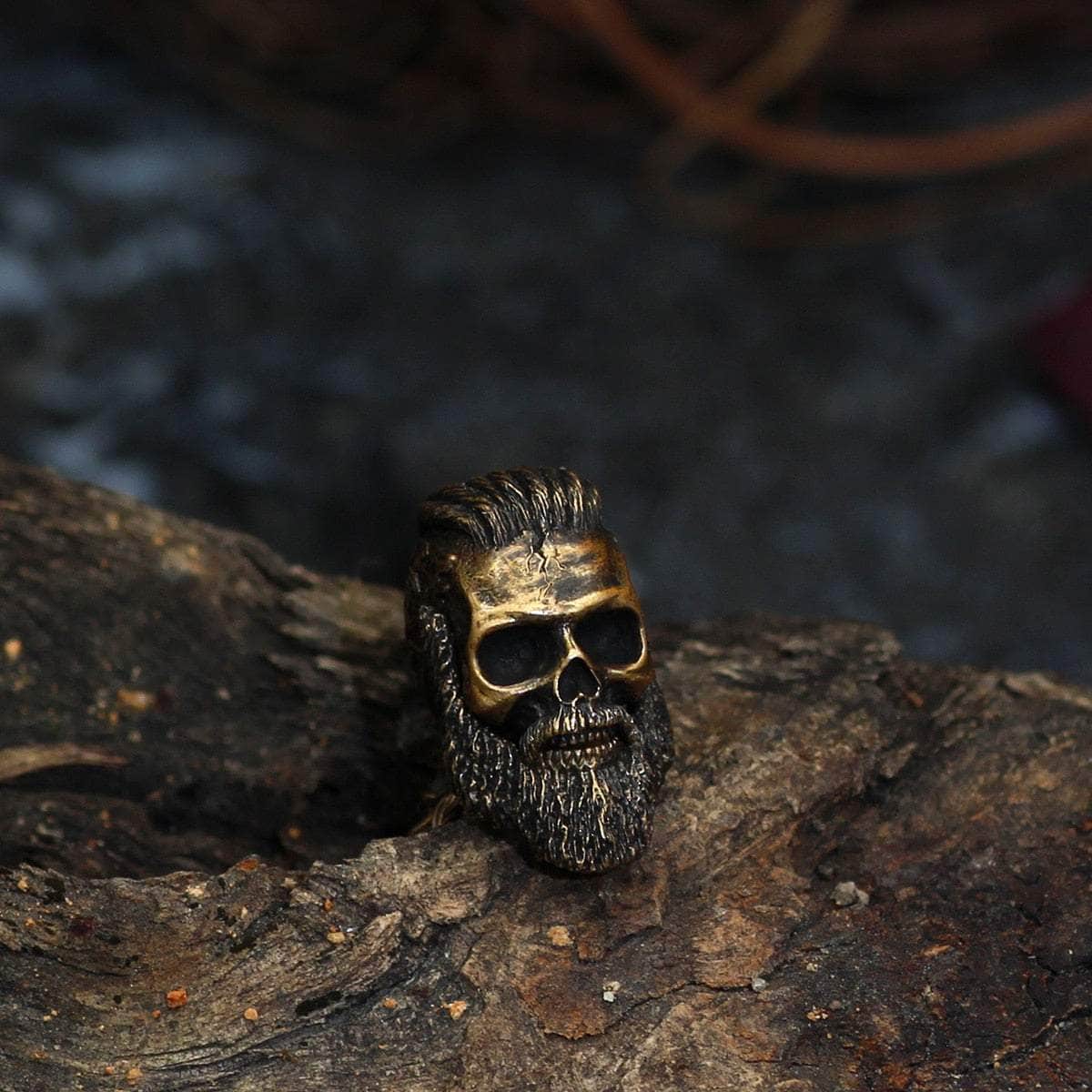 Vikings Warrior Skull Stainless Steel Beard Beads | Beads | Wiccan Center