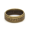 Viking Runes 316L Grade Stainless Steel Ring | Rings | Wiccan Center