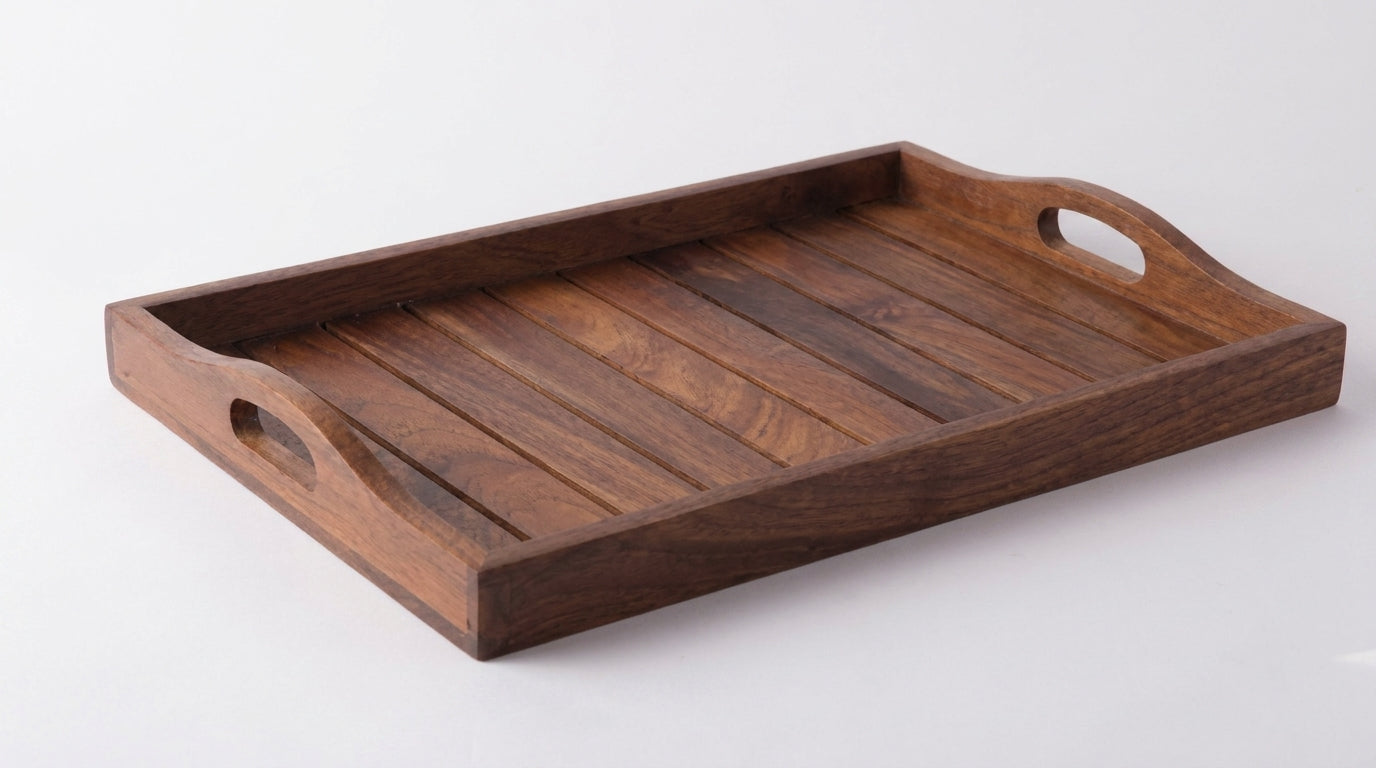 Rectangular Mango Wood Serving Tray Large