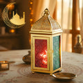 12'' Gold Moroccan Candle Lantern | | Wiccan Center