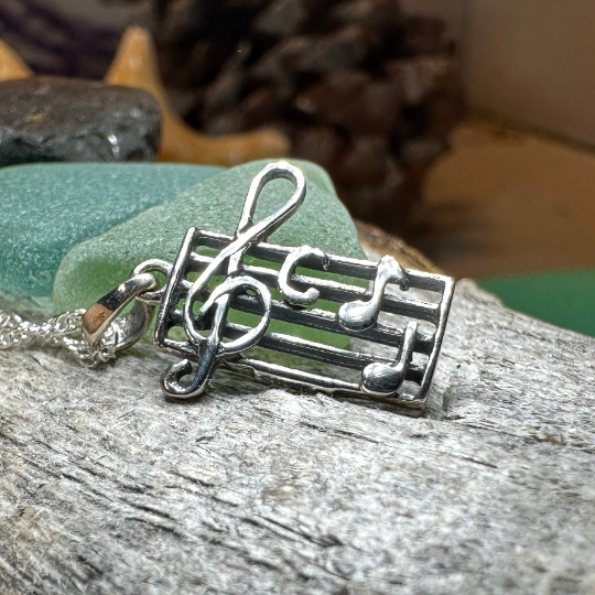 Music Notes Necklace | Pendant | Wiccan Center