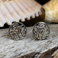Rose Mackintosh Stud Earrings | Post Earrings | Wiccan Center