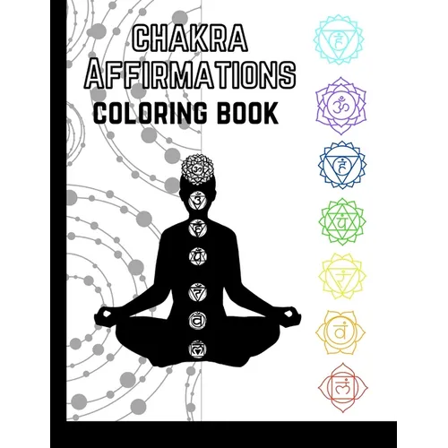 Chakra Affirmations: Coloring Book - Paperback | Books | Wiccan Center