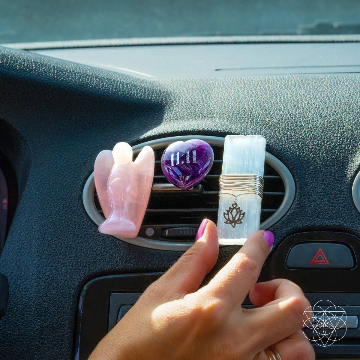 I Am Very Lucky - 11:11 Blessed Car Crystal Kit | Crystal set | Wiccan Center