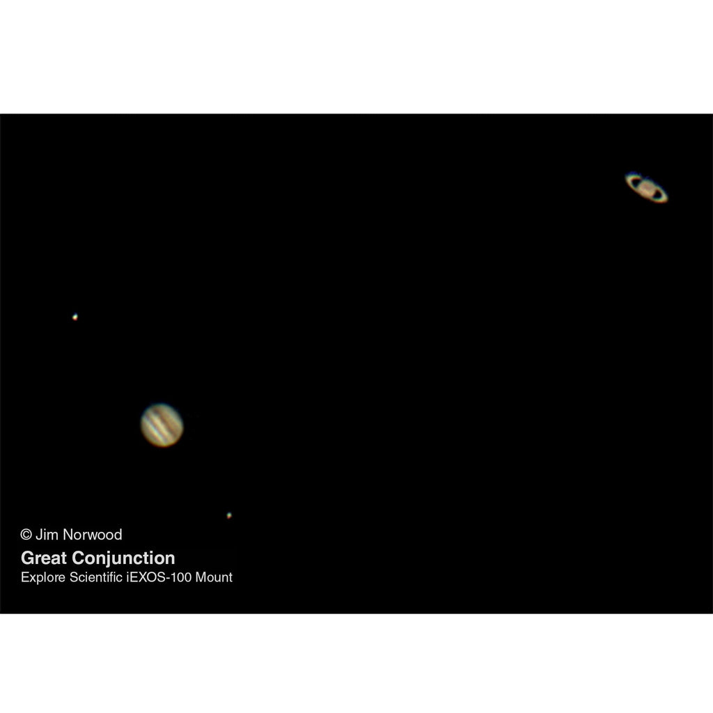 ED80 Essential Series Air-Spaced Triplet Refractor Telescope with 0.8x Focal Reducer and iEXOS-100-2 PMC-Eight Equatorial Tracker System | Telescope | Wiccan Center