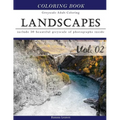 Landscapes Art: Gray Scale Photo Adult Coloring Book, Mind Relaxation Stress Relief Coloring Book Vol2: Series of coloring book for ad - Paperback | Books | Wiccan Center