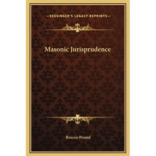 Masonic Jurisprudence - Hardcover | Books | Wiccan Center