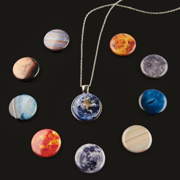 Interchangeable Solar System Necklace | Necklace | Wiccan Center