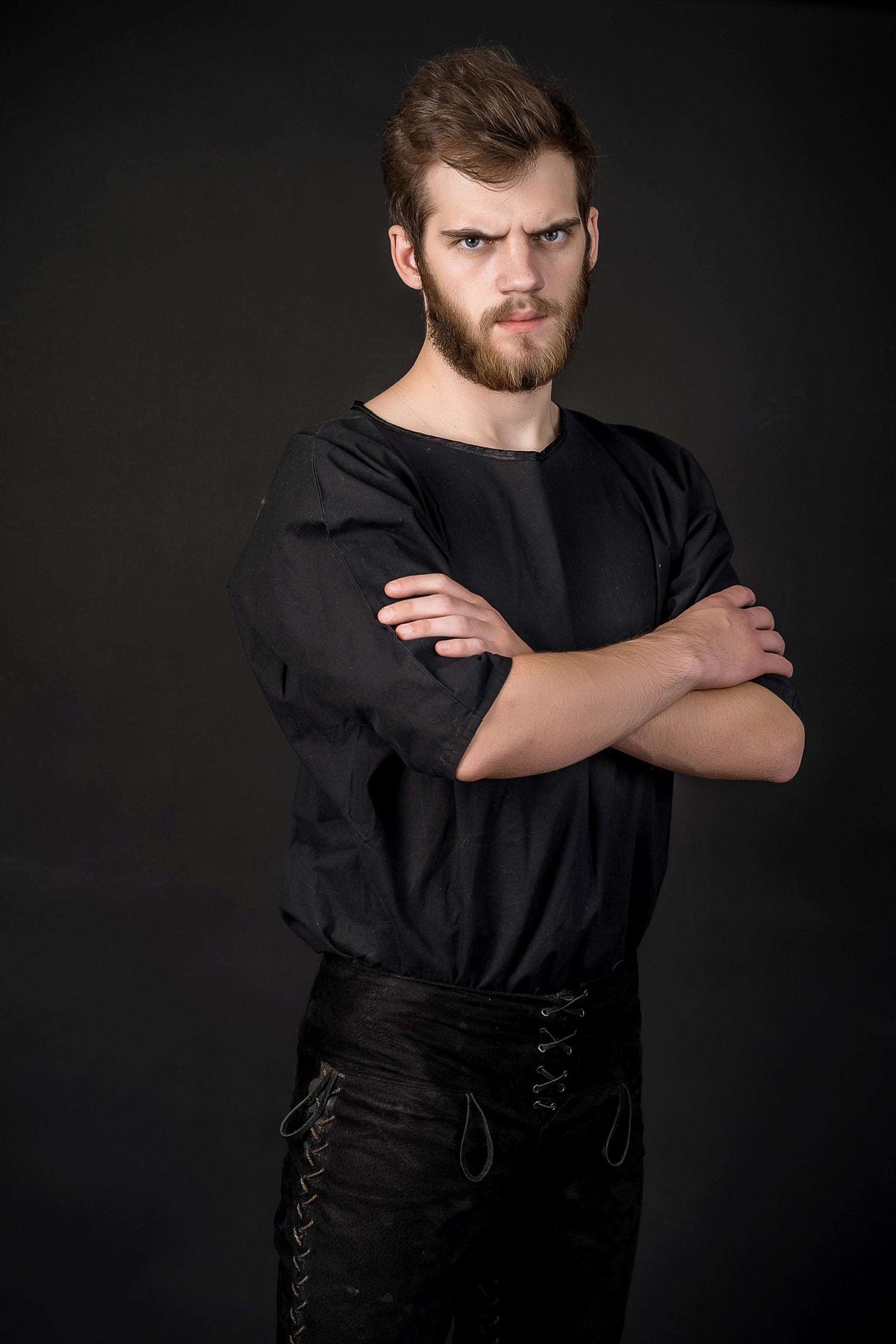 Black short sleeve tunic; medieval linen shirt | | Wiccan Center