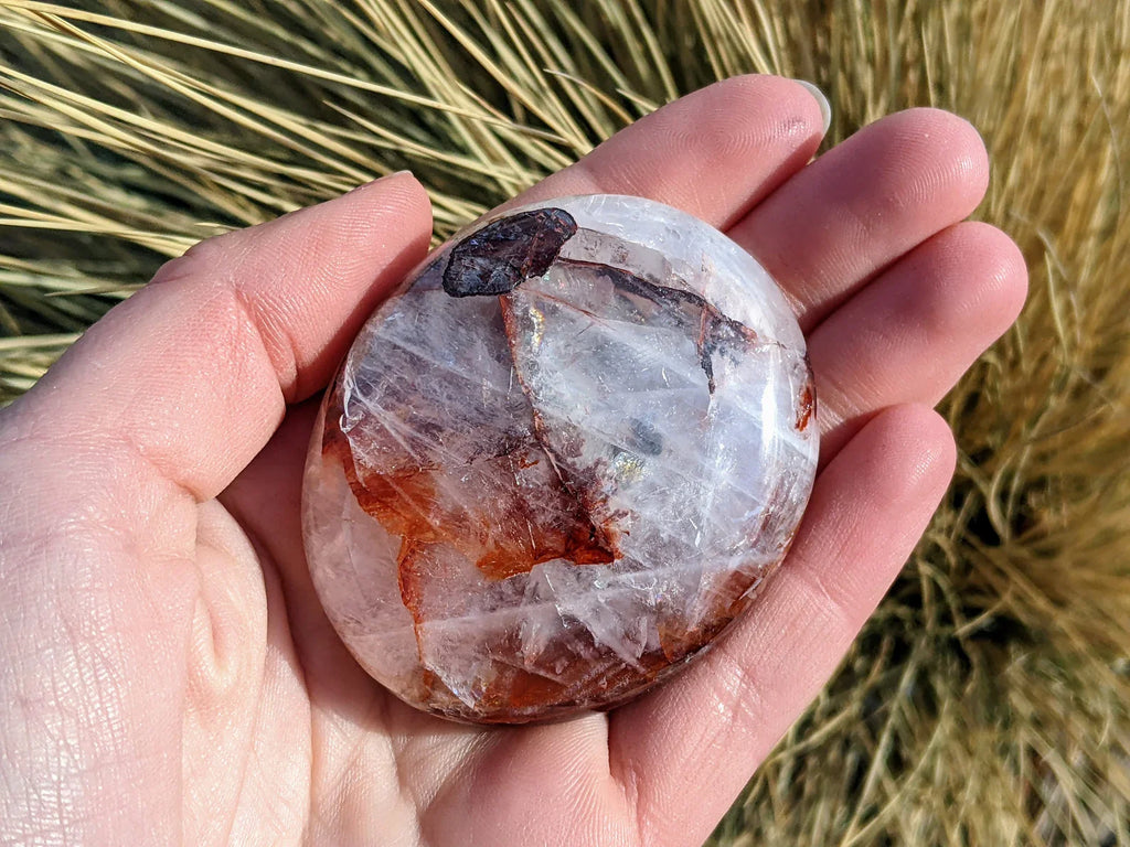 Fire Quartz Palm Stones | | Wiccan Center