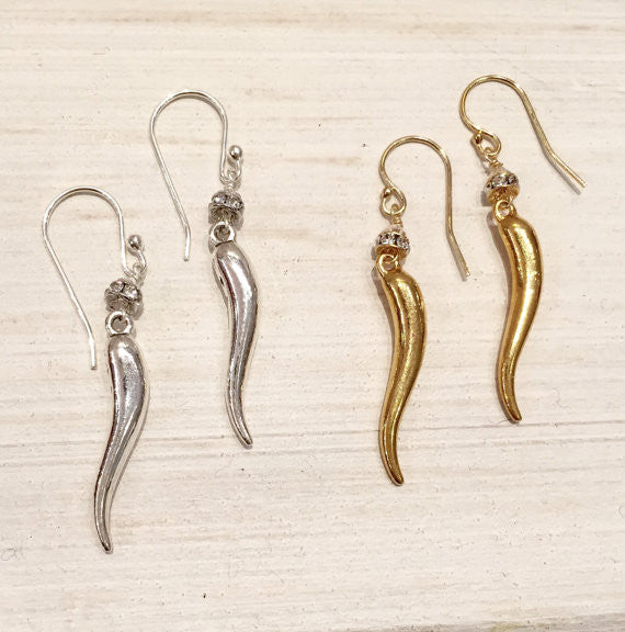 Italian Horn earrings