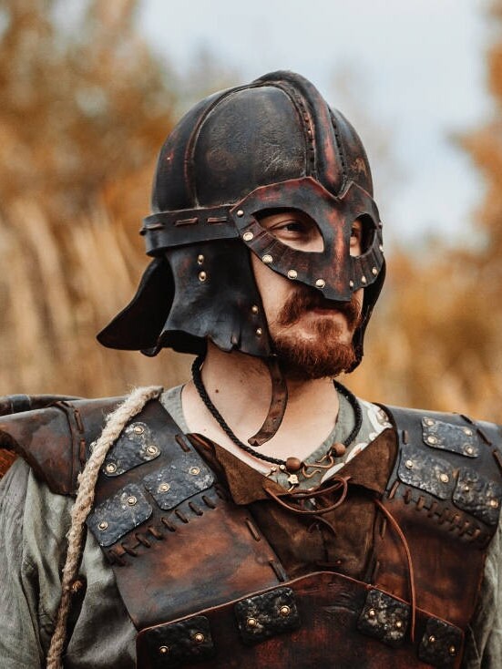 Viking vendel leather helmet | | Wiccan Center