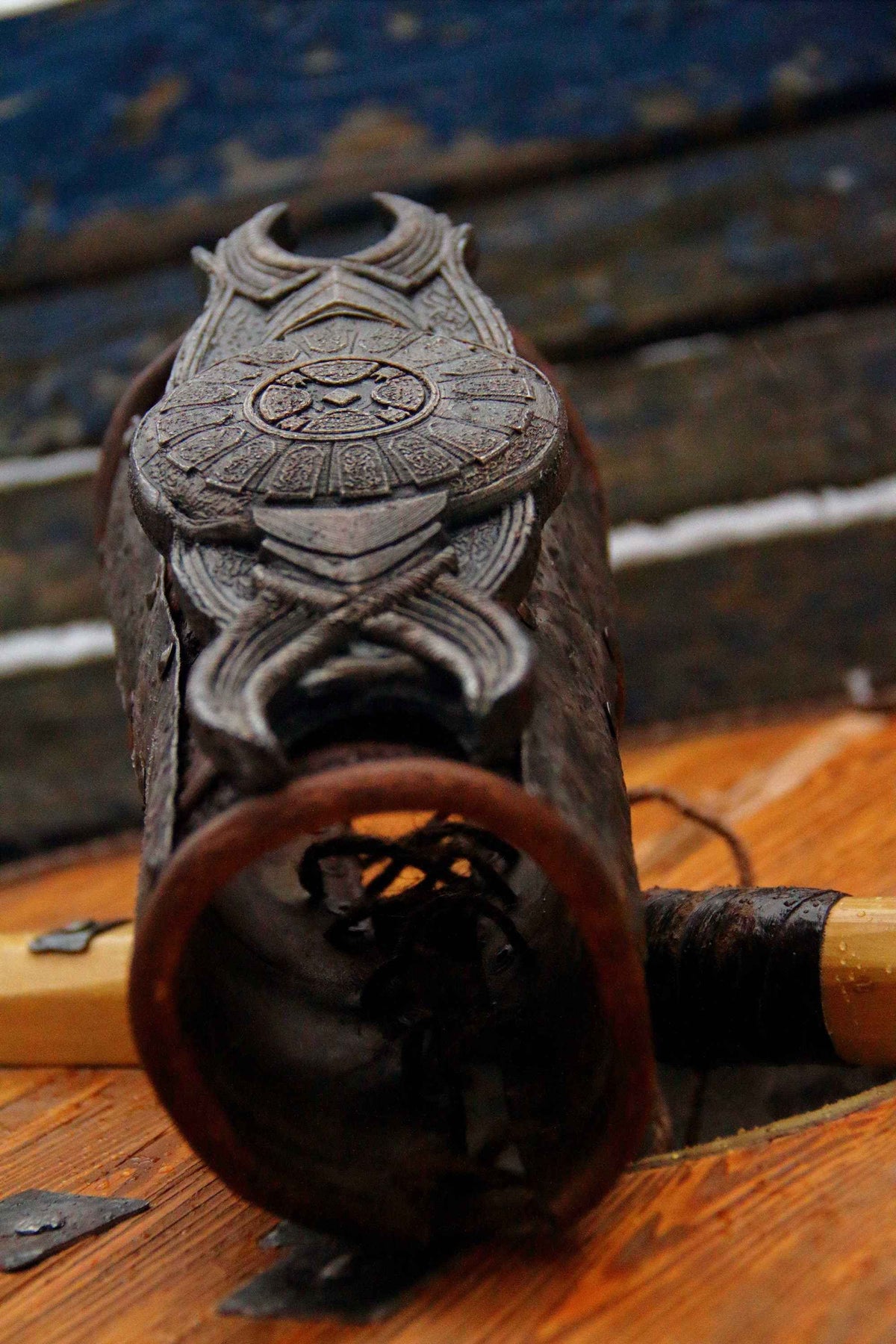 Leather bracer with shild (God of War) | | Wiccan Center