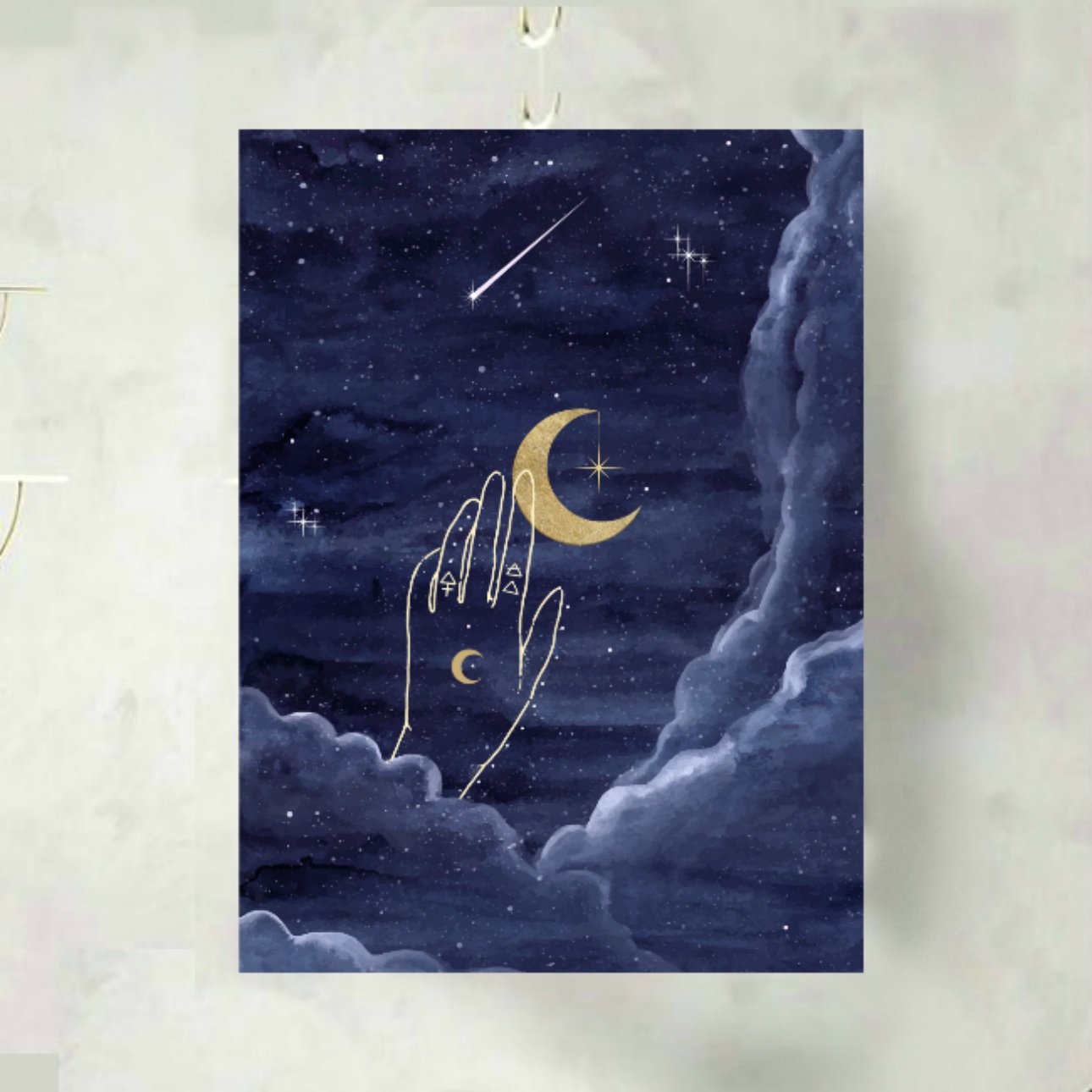Once in a Blue Moon Art Print