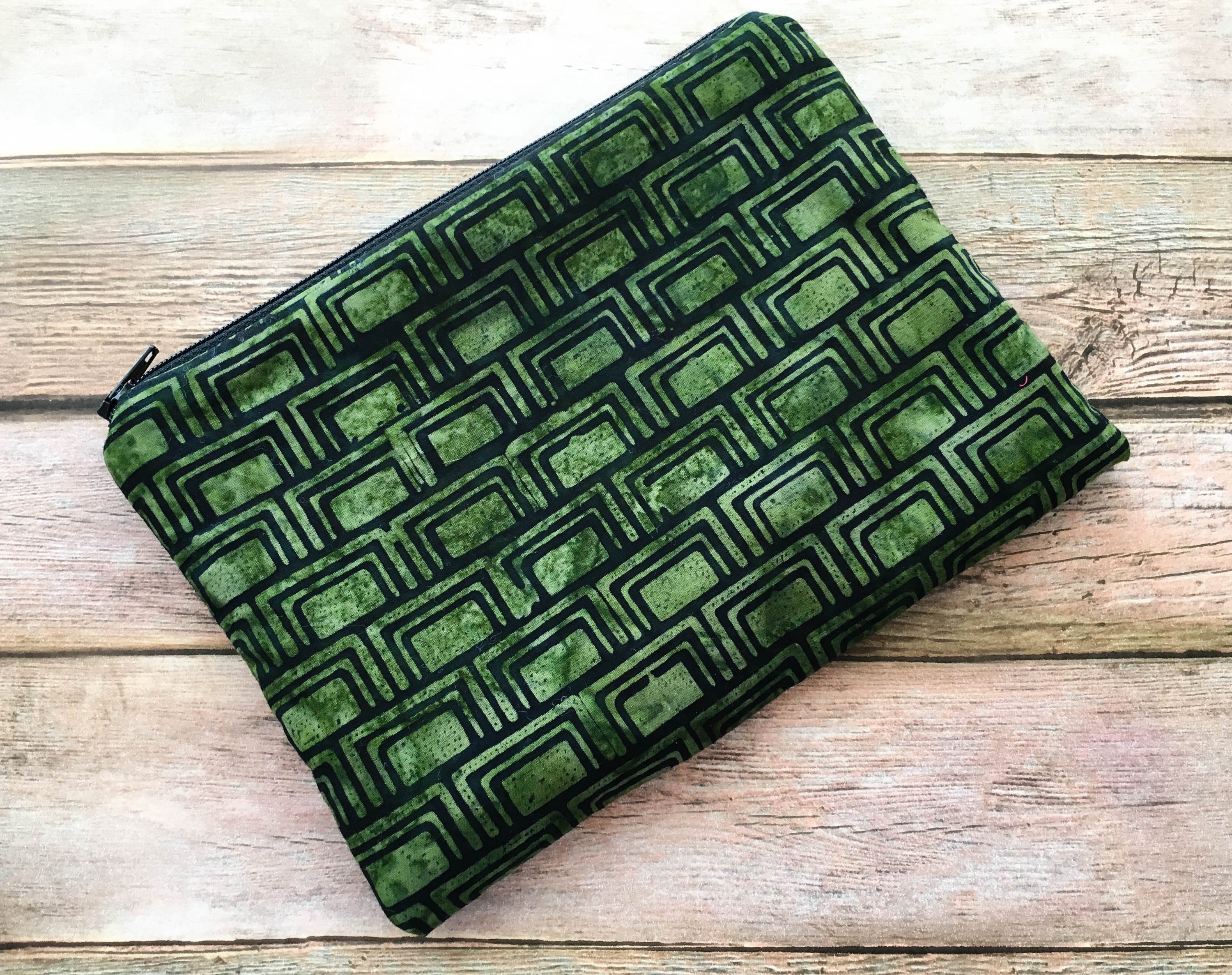 Green Batik Tarot Card Bag