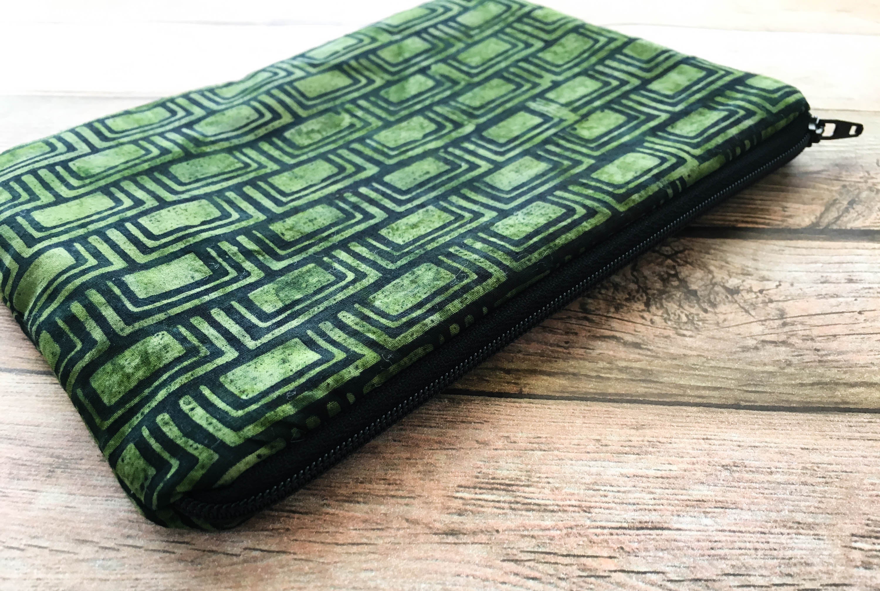 Green Batik Tarot Card Bag