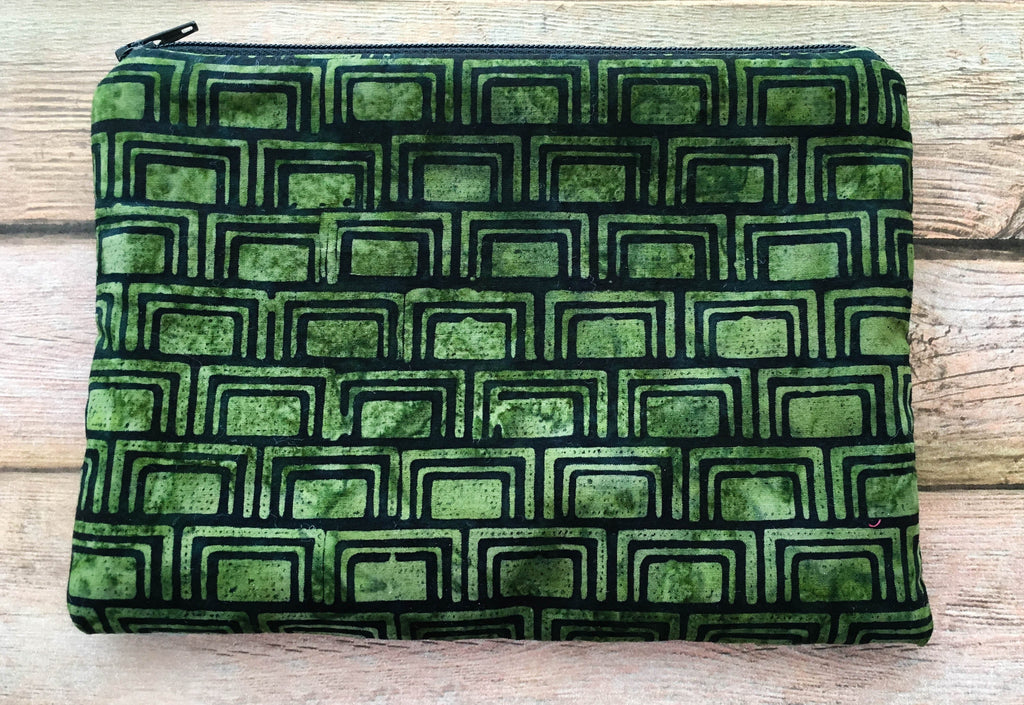 Green Batik Tarot Card Bag