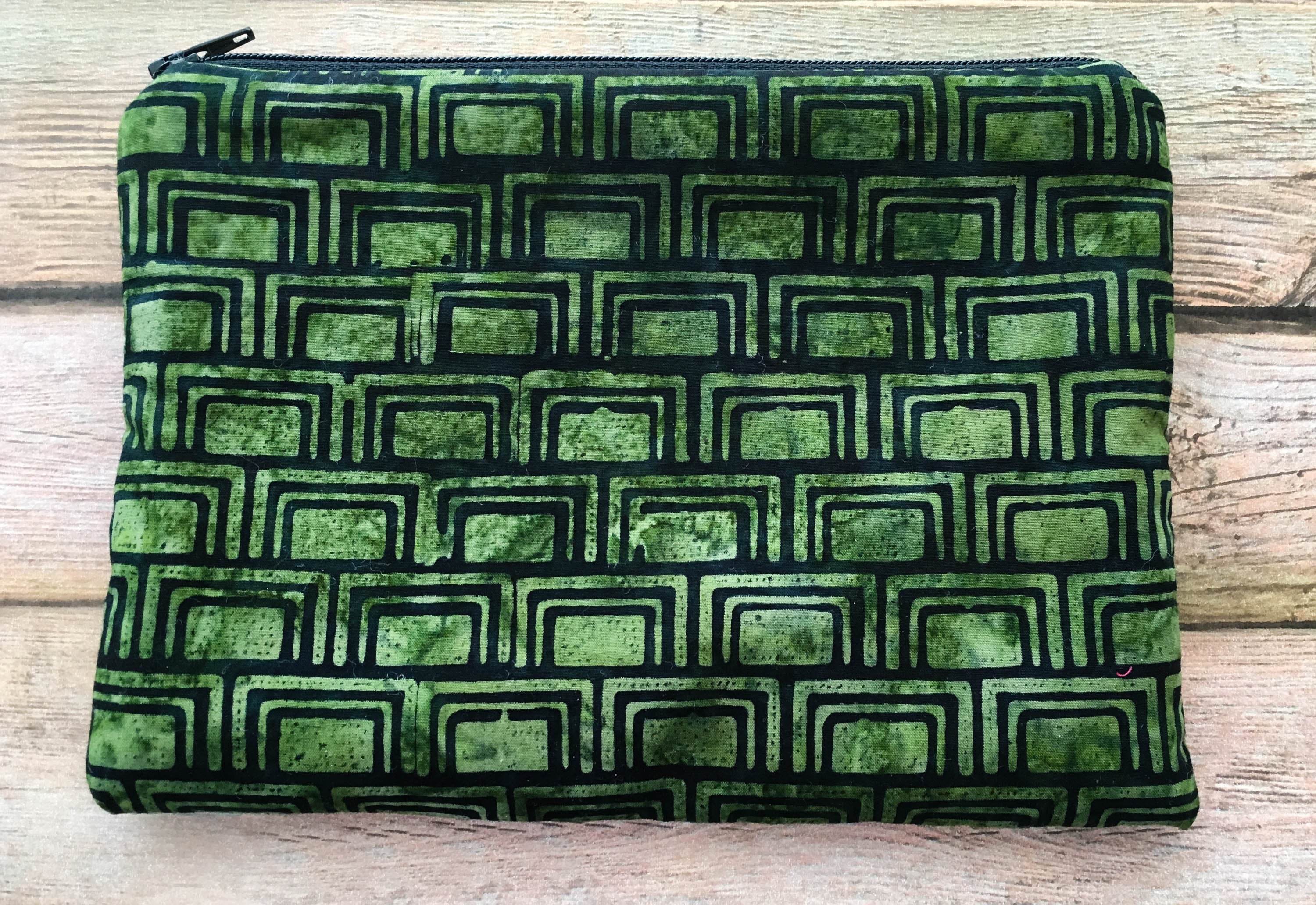 Green Batik Tarot Card Bag