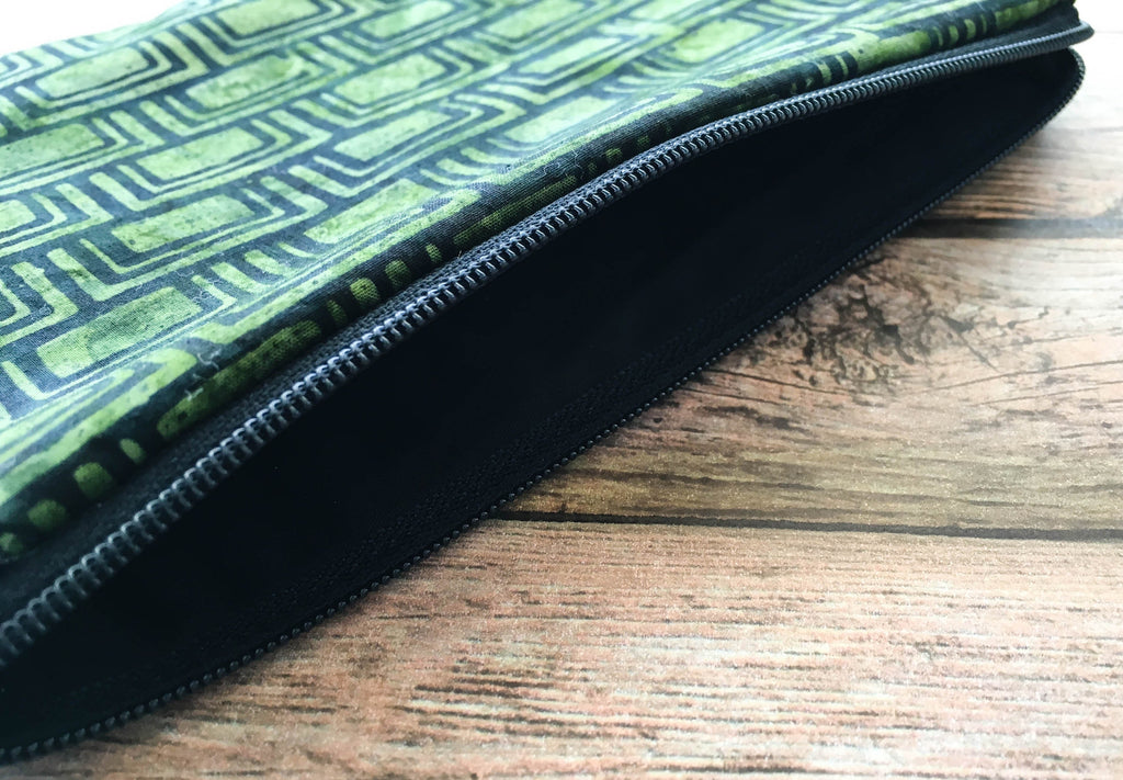 Green Batik Tarot Card Bag