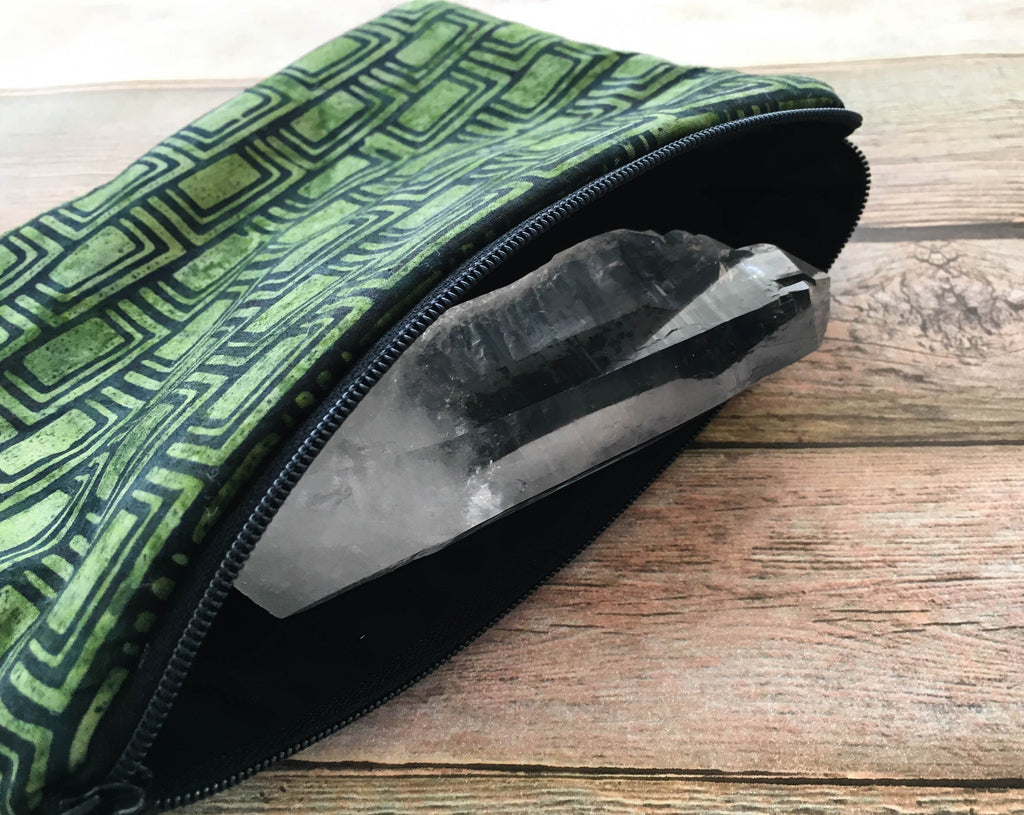 Green Batik Tarot Card Bag