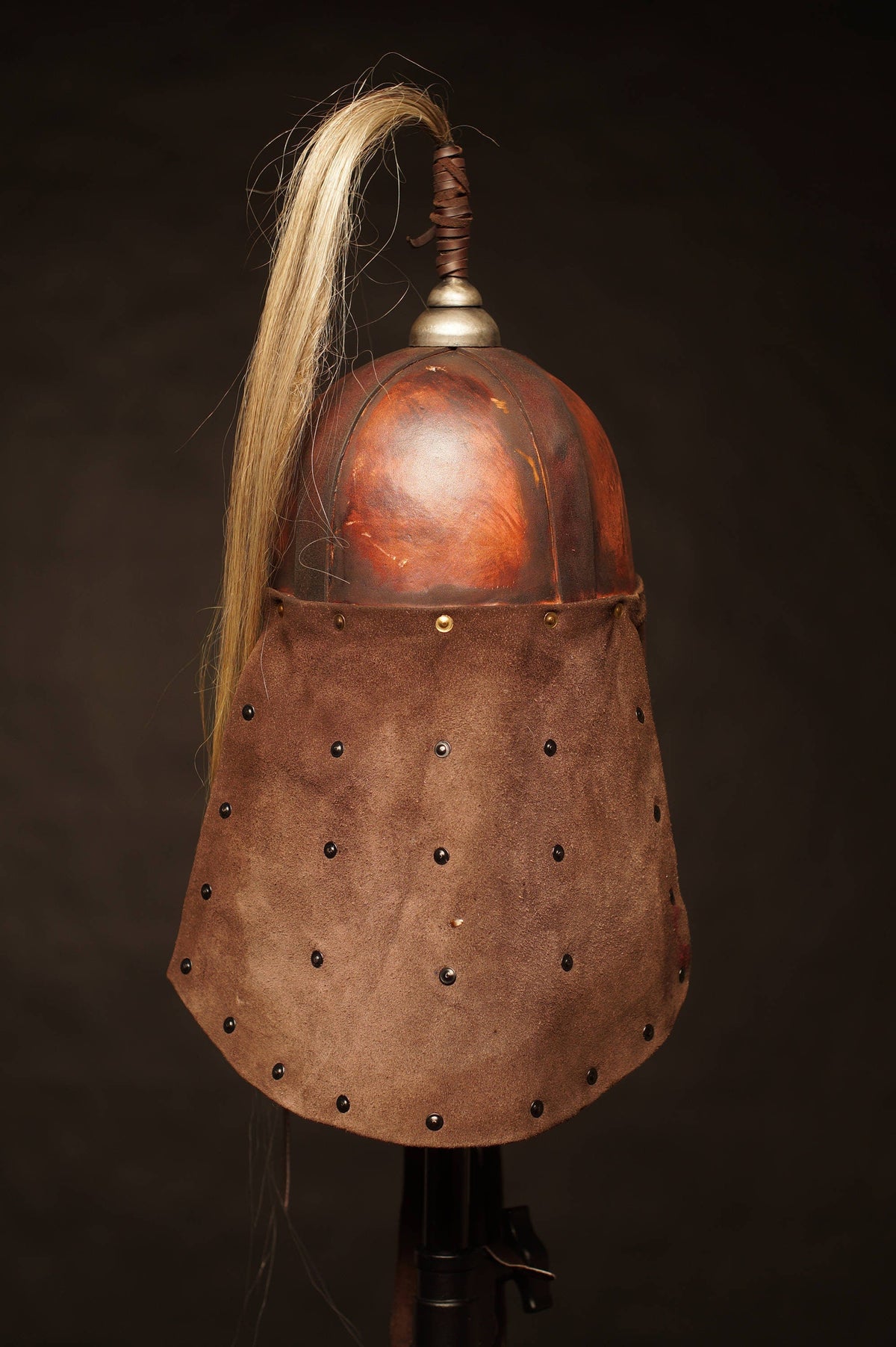 Medieval battle leather helmet | | Wiccan Center