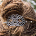 Pewter Celtic Knot Hair Slide for Women | Hair Slide | Wiccan Center