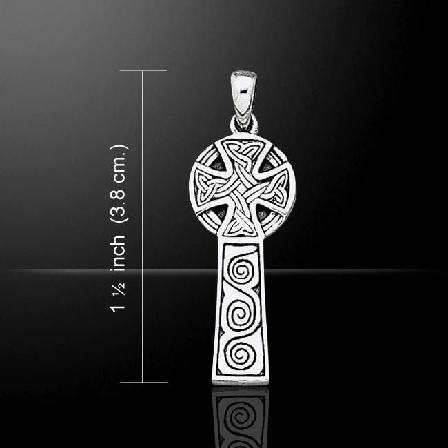 Alasdair Celtic Cross Necklace in Sterling Silver | Pendant | Wiccan Center