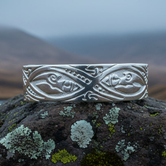 Orna Celtic Forest Cuff Bracelet - Handmade in Scotland | Cuff Bracelet | Wiccan Center