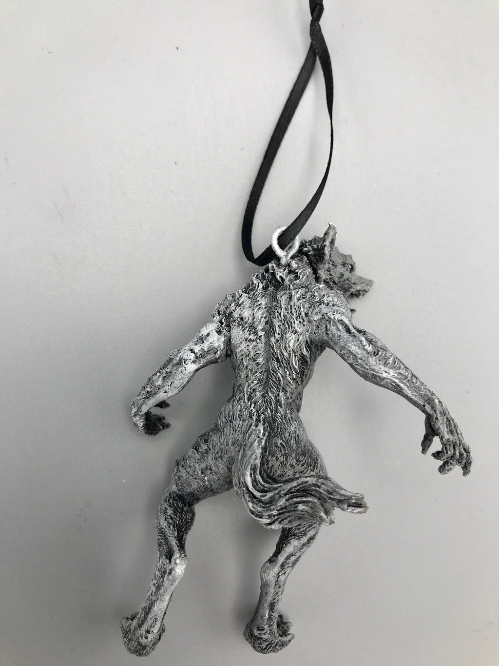 Werewolf Ornament, grayscale