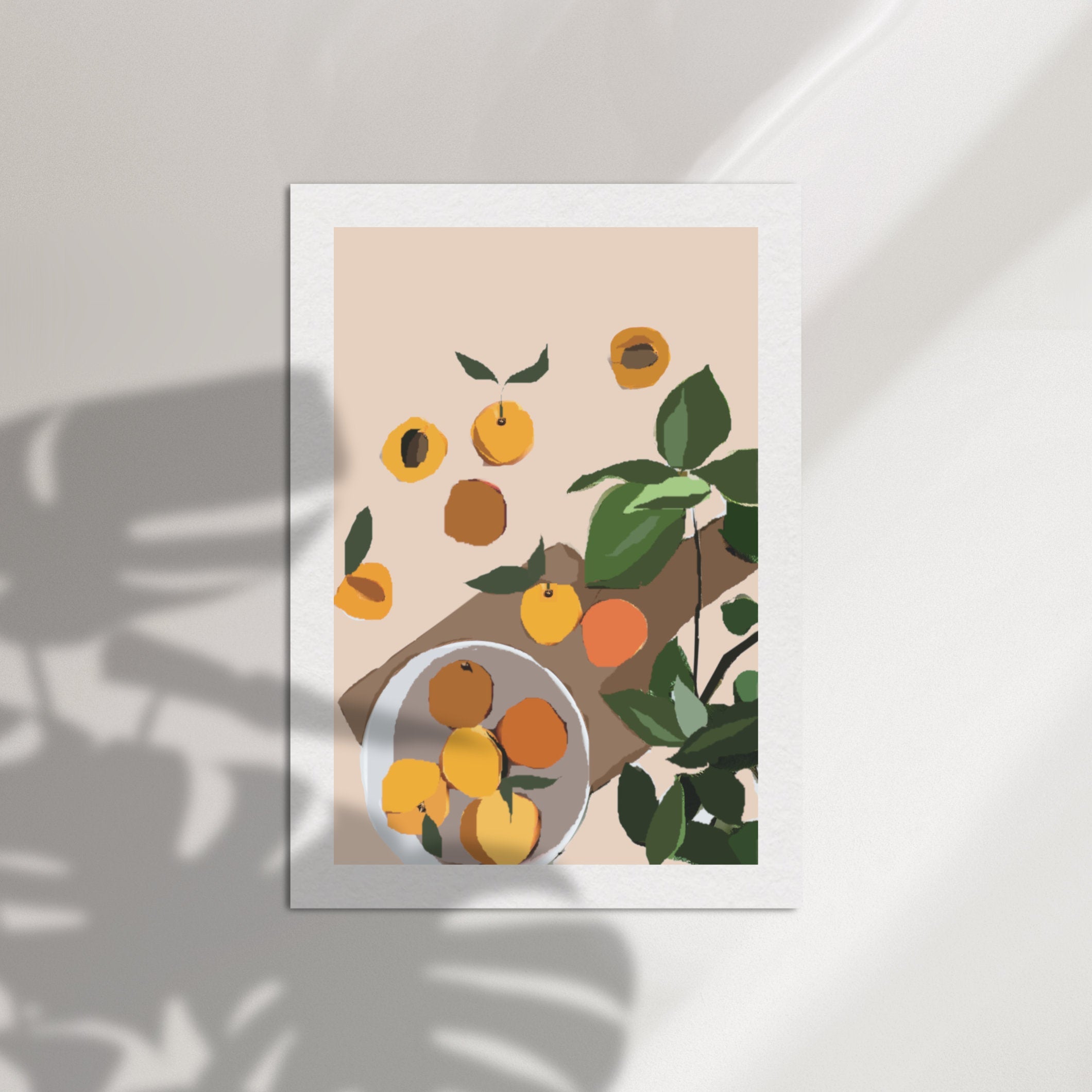 Peachy Art Print