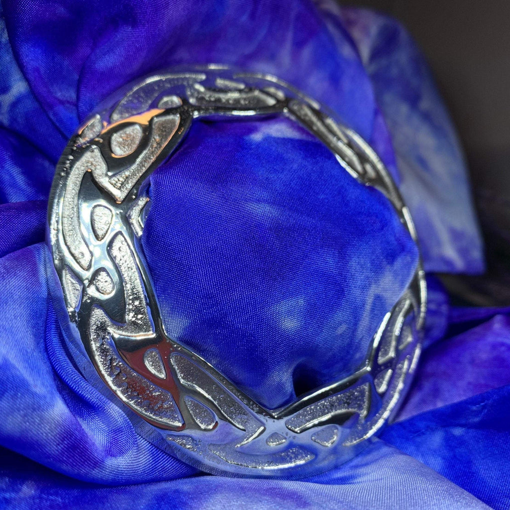 Large Celtic Knot Scarf Ring - Handmade in Scotland | Scarf Ring | Wiccan Center