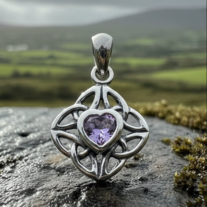 Ashley Celtic Knot Necklace in Sterling Silver | Pendant | Wiccan Center