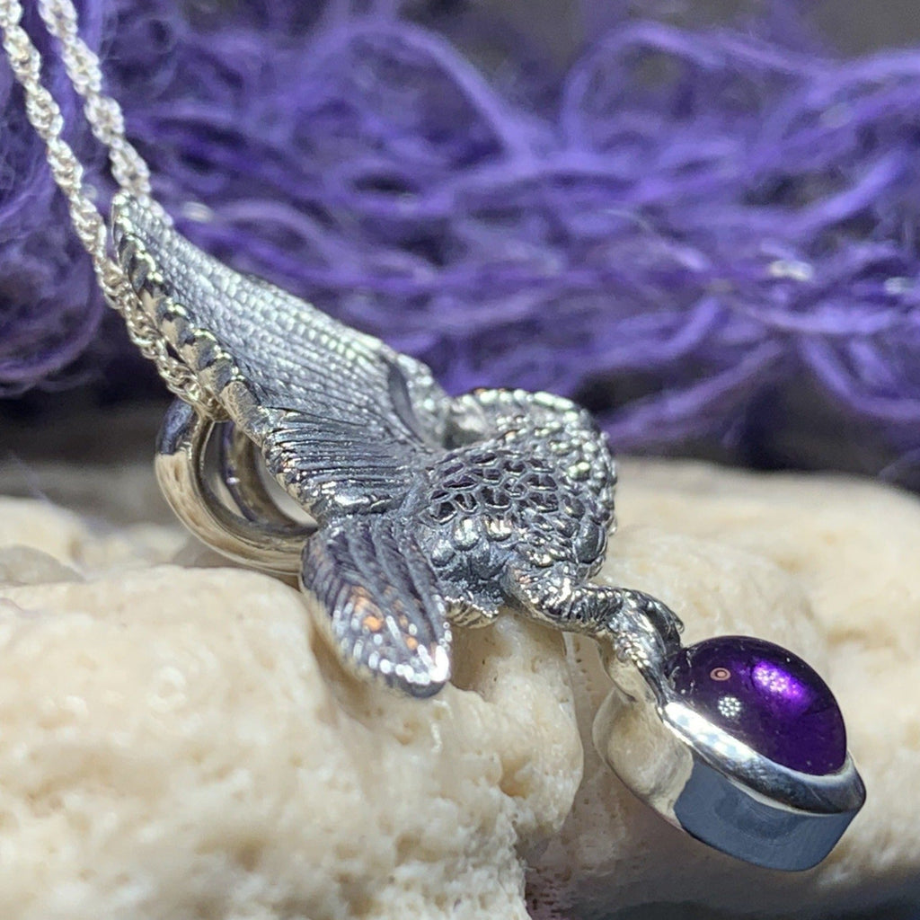 Regal Owl Necklace in Sterling Silver | Pendant | Wiccan Center