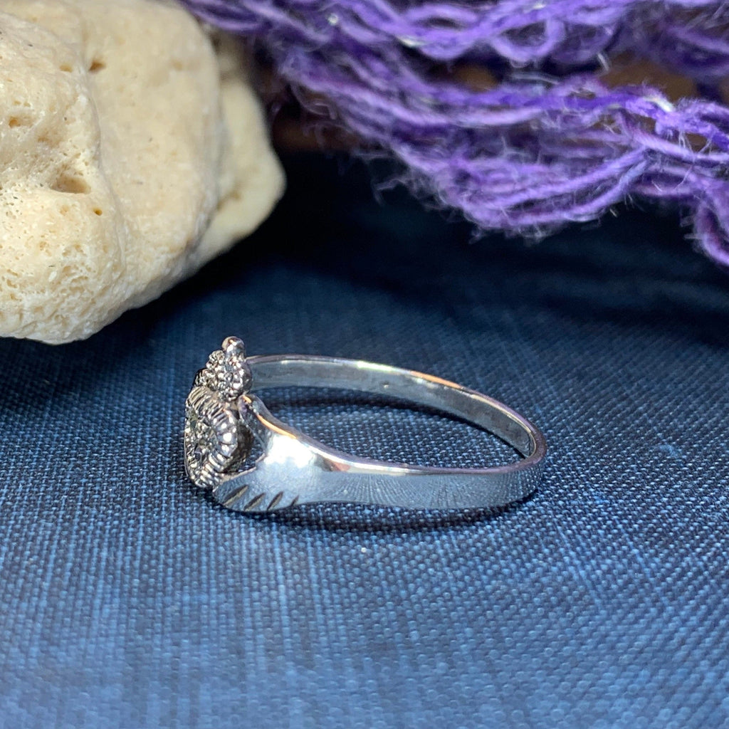 Donegal Irish Claddagh Ring with Sterling Silver | Ring | Wiccan Center