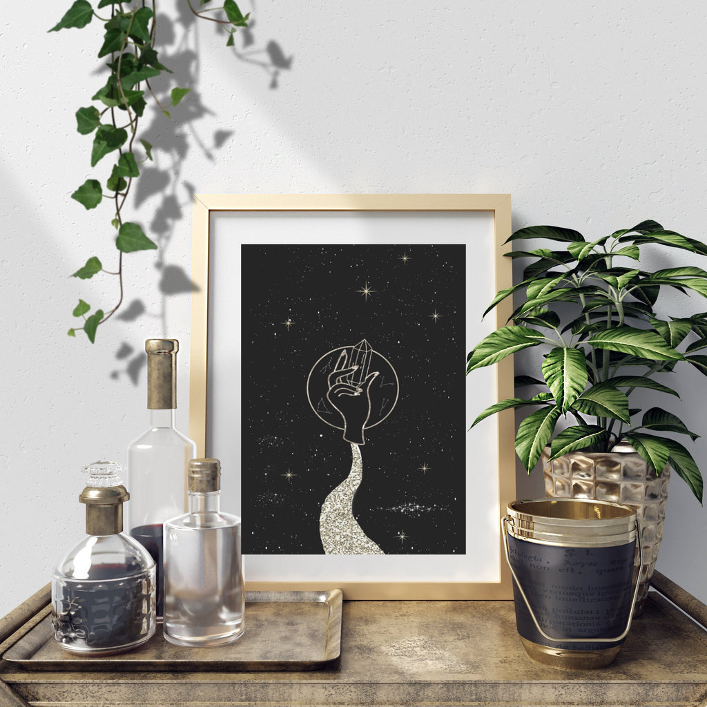 The Moonlit Path Art Print