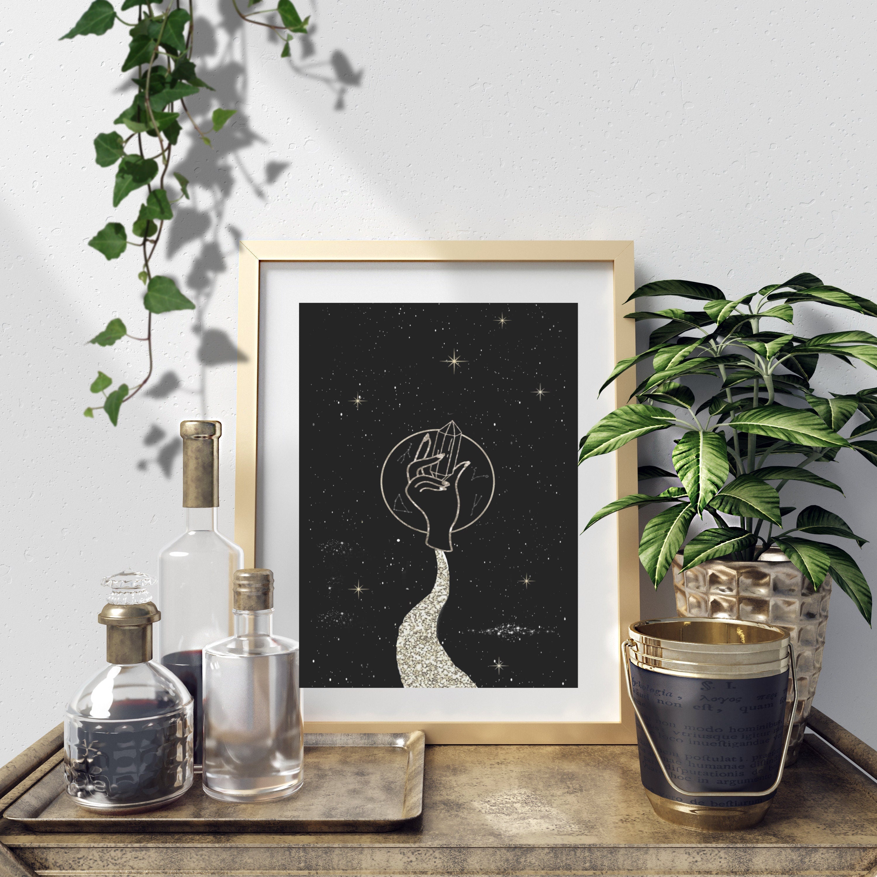 The Moonlit Path Art Print